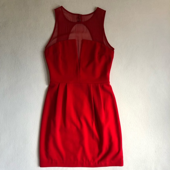 NWT Aryn K cutout red dress - size XS - Picture 9 of 16